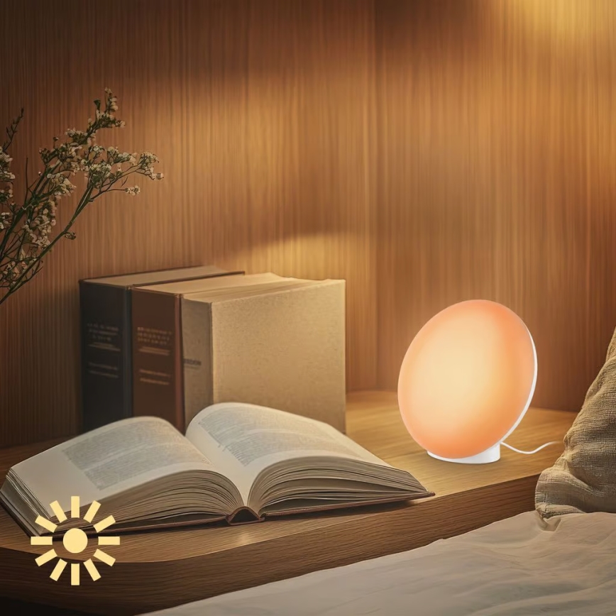 Brilo - LED RGBIC Ρυθμιζόμενο επιτραπέζιο φωτιστικό TARA LED/6W/230V 3000-6500K λευκό + τηλεχειριστήριο