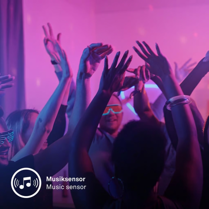 Brilo - LED RGBIC Ρυθμιζόμενο επιτραπέζιο φωτιστικό TARA LED/6W/230V 3000-6500K λευκό + τηλεχειριστήριο