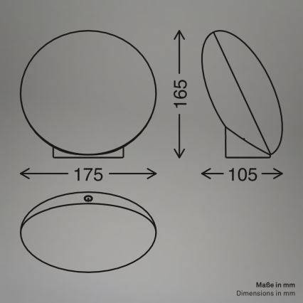 Brilo - LED RGBIC Ρυθμιζόμενο επιτραπέζιο φωτιστικό TARA LED/6W/230V 3000-6500K λευκό + τηλεχειριστήριο