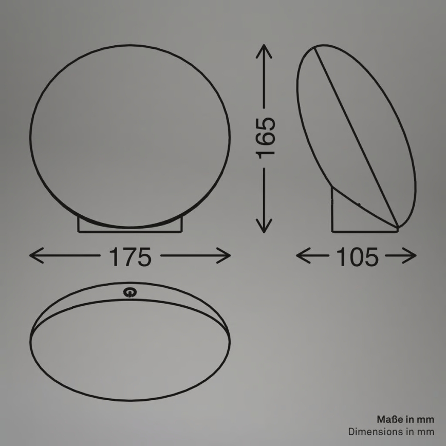 Brilo - LED RGBIC Ρυθμιζόμενο επιτραπέζιο φωτιστικό TARA LED/6W/230V 3000-6500K λευκό + τηλεχειριστήριο