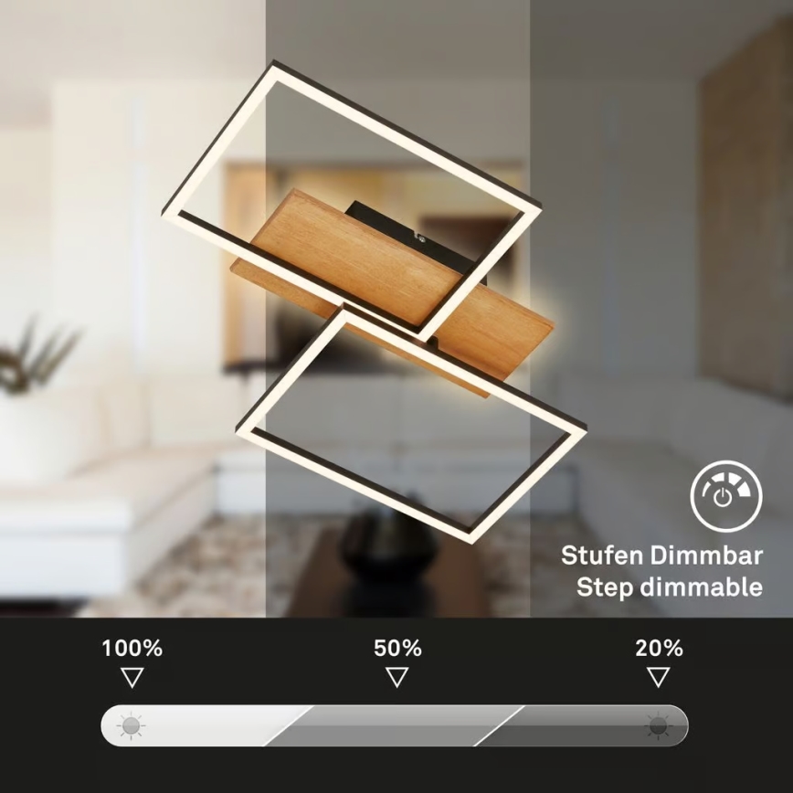 Brilo - Ρυθμιζόμενο φωτιστικό οροφής LED CORNICE LED/30W/230V 3000K