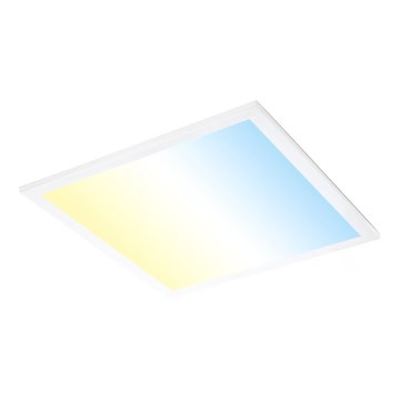 Brilo - Ρυθμιζόμενο LED φωτιστικό οροφής 21W/230V 3000-6500K 38x38 cm λευκό + τηλεχειριστήριο
