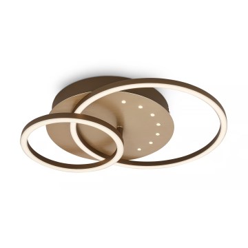 Brilo - Ρυθμιζόμενο LED φωτιστικό οροφής LED/26W/230V 3000K καφέ