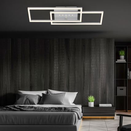 Brilo - Ρυθμιζόμενο LED φωτιστικό οροφής LED/30W/230V 3000K ματ χρώμιο
