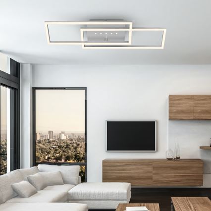 Brilo - Ρυθμιζόμενο LED φωτιστικό οροφής LED/30W/230V 3000K ματ χρώμιο