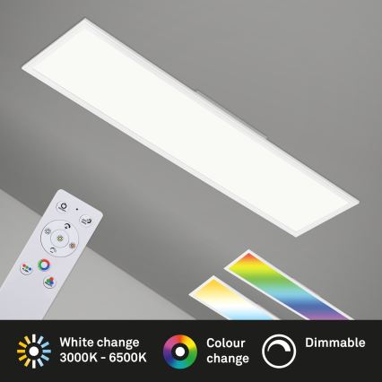 Brilo - RGBW Φωτιστικό οροφής dimming SLIM LED/40W/230V 3000-6500K + τηλεχειριστήριο