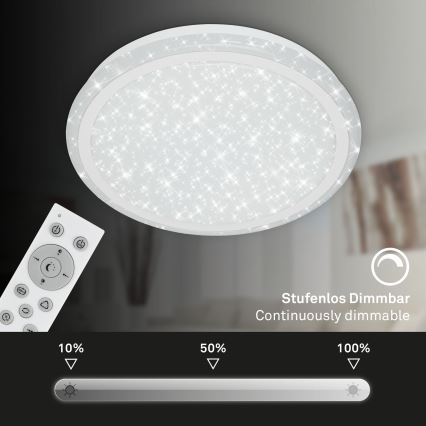 Brilo - RGBW Φωτιστικό οροφής dimming STARRY SKY LED/24W/230V 3000-6500K + τηλεχειριστήριο