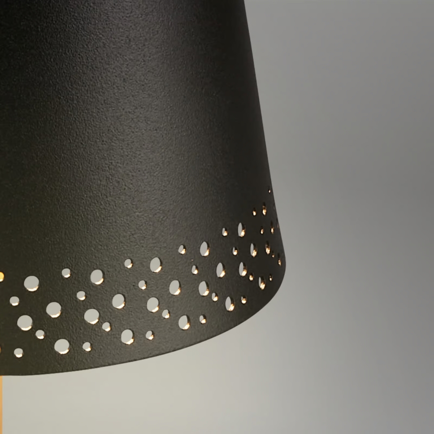 Brilo - LED ρυθμιζόμενη, επαναφορτιζόμενη, επιτραπέζια λάμπα εξωτερικού χώρου αφής KIKI, LED/2,6W/5V, IP44, 2600 mAh, μαύρη