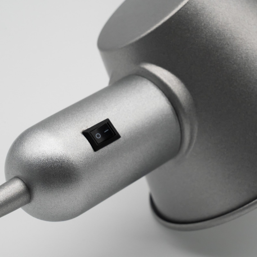 Brilo - Επιτραπέζιο φωτιστικό 1xE27/10W/230V, ματ χρώμιο