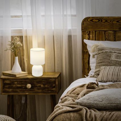 Brilo - Επιτραπέζιο φωτιστικό INO 1xE14/10W/230V λευκό