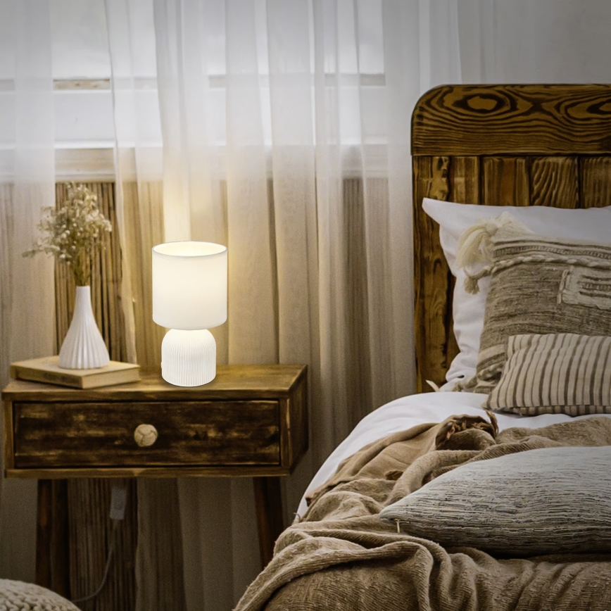 Brilo - Επιτραπέζιο φωτιστικό INO 1xE14/10W/230V λευκό