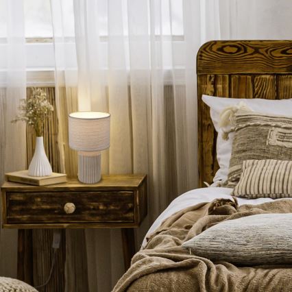 Brilo - Επιτραπέζιο φωτιστικό INO 1xE14/10W/230V καφέ