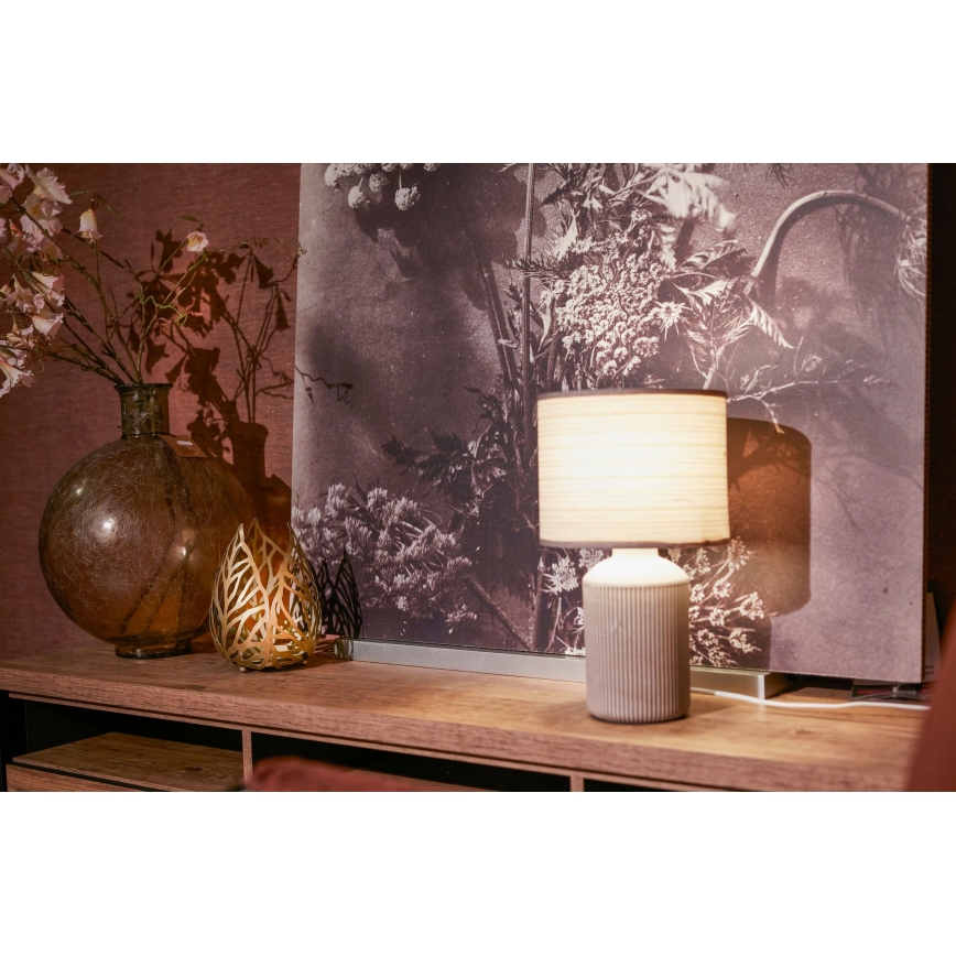 Brilo - Επιτραπέζιο φωτιστικό INO 1xE14/10W/230V καφέ