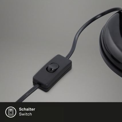 Brilo - Επιτραπέζιο φωτιστικό PIXA 1xE14/25W/230V μαύρο