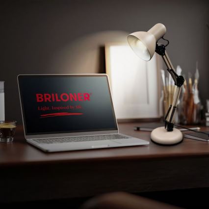 Brilo - Επιτραπέζιο φωτιστικό PIXA 1xE14/25W/230V μπεζ