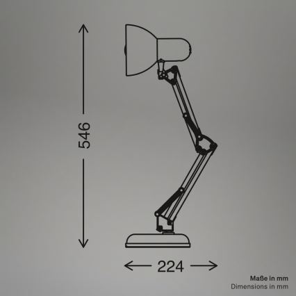 Brilo - Επιτραπέζιο φωτιστικό PIXA 1xE14/25W/230V μπεζ