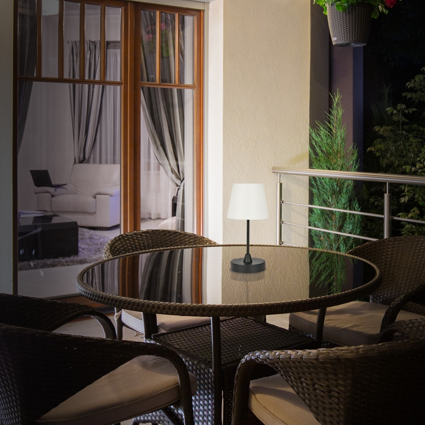 Brilo - Εξωτερικό επαναφορτιζόμενο LED φωτιστικό με ρύθμιση φωτεινότητας LED/3W/5V IP44 2000 mAh