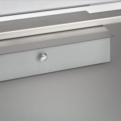 Brilo - Επιτοίχιο φωτιστικό dimming LED LED/18W/230V 2700-4000K ασημί
