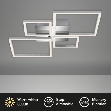 Brilo - Πλαφονιέρα οροφής LED ντιμαριζόμενη FRAME LED/44W/230V
