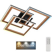Brilo - Πλαφονιέρα οροφής LED ντιμαριζόμενη FRAME LED/45W/230V 2700-6500K + τηλεχειριστήριο