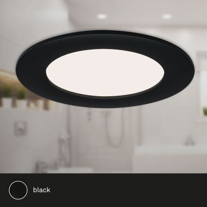 Brilo - ΣΕΤ 3x Κρεμαστό φωτιστικό οροφής μπάνιου LED FLAT LED/7W/230V IP44