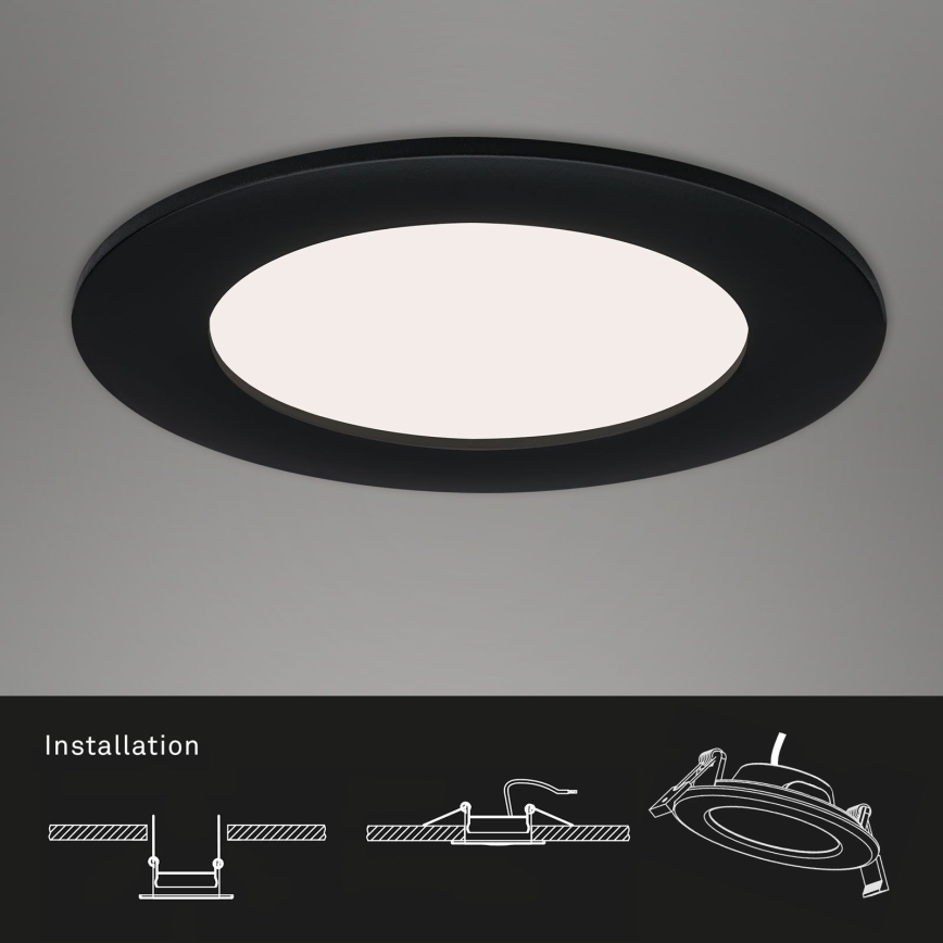 Brilo - ΣΕΤ 3x Κρεμαστό φωτιστικό οροφής μπάνιου LED FLAT LED/7W/230V IP44