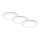 Brilo - ΣΕΤ 3x Χωνευτό Φωτιστικό μπάνιου LED LED/4W/230V IP44 3000/4000K λευκό