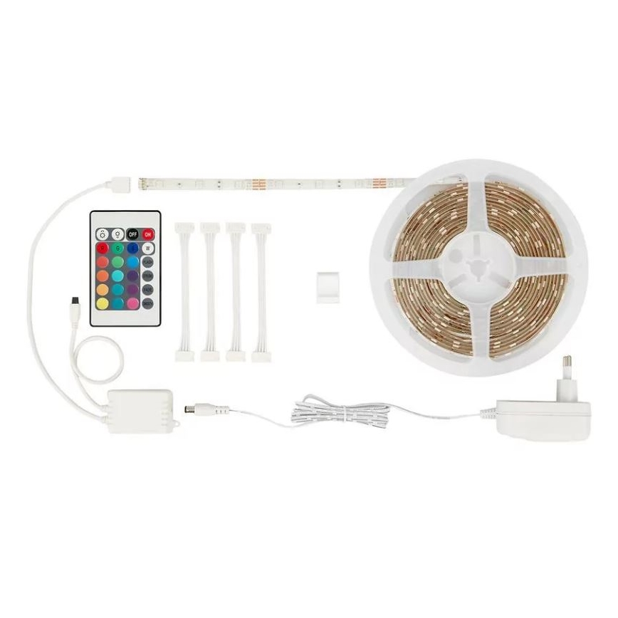 Brilo - Ταινία LED RGBW Dimmable 6,5m LED/22W/230V + τηλεχειριστήριο
