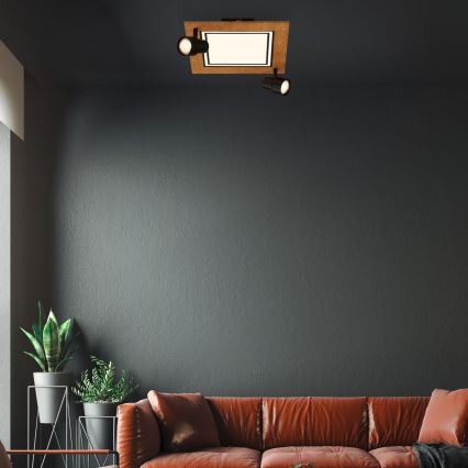 Brilo - Φωτιστικό οροφής LED LED/12W/230V + 2xGU10/9W 3000K