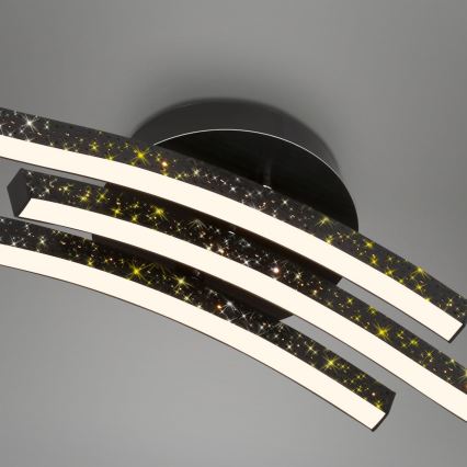 Brilo - Φωτιστικό οροφής LED LED/19W/230V 3000K μαύρο