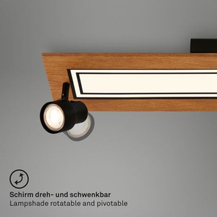 Brilo - Φωτιστικό οροφής LED LED/24W/230V + 3xGU10/9W 3000K