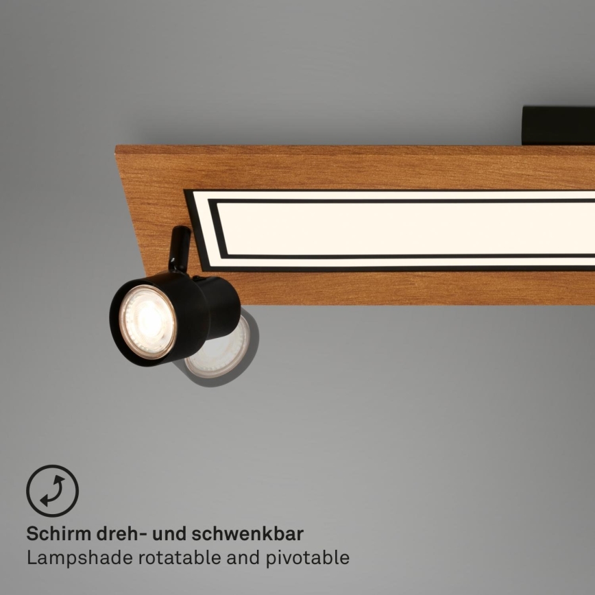 Brilo - Φωτιστικό οροφής LED LED/24W/230V + 3xGU10/9W 3000K