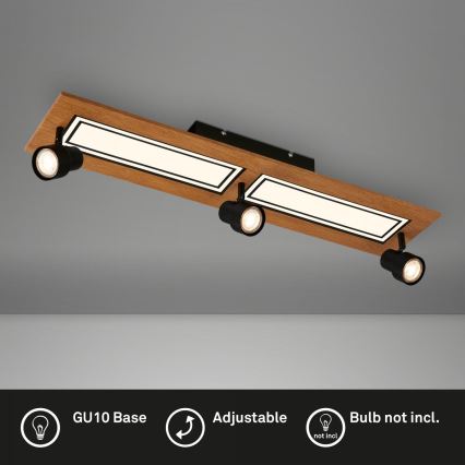 Brilo - Φωτιστικό οροφής LED LED/24W/230V + 3xGU10/9W 3000K
