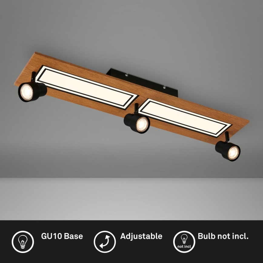 Brilo - Φωτιστικό οροφής LED LED/24W/230V + 3xGU10/9W 3000K