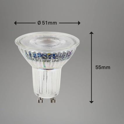 Briloner 0548-003 - ΣΕΤ 10x Λαμπτήρας LED GU10/3,5W/230V 3000K