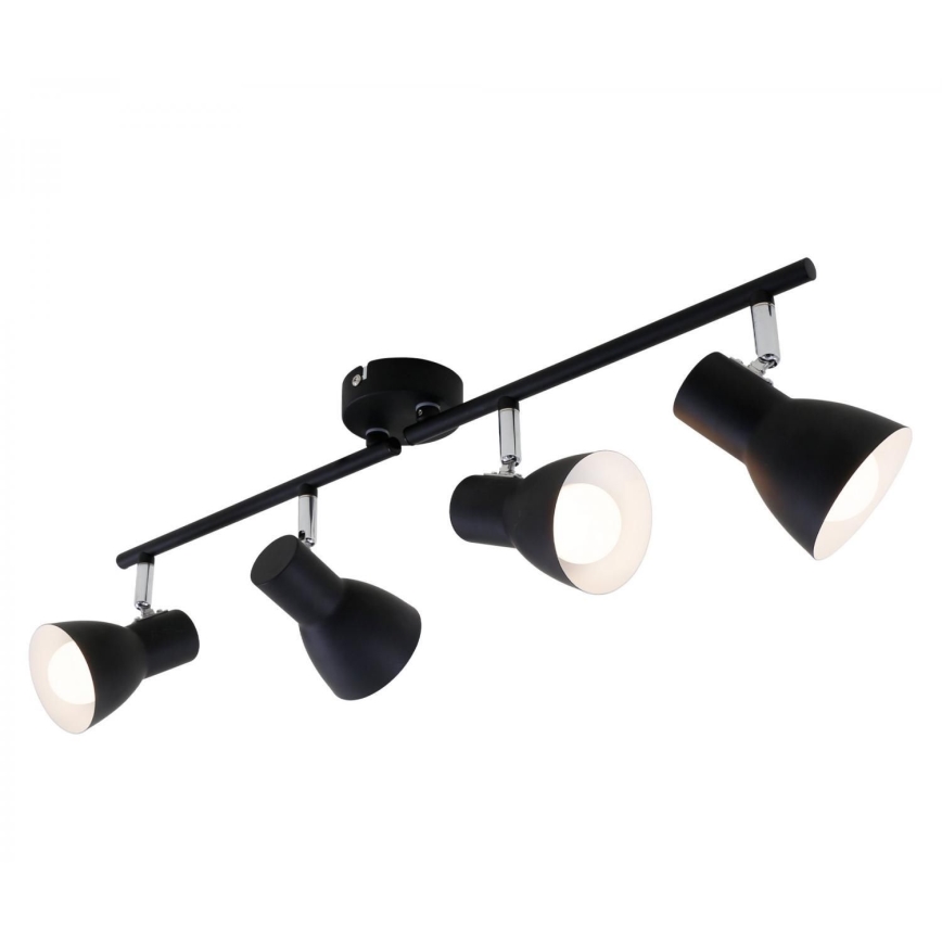 Briloner 10698890 - Φωτιστικό σποτ 4xE14/25W/230V μαύρο