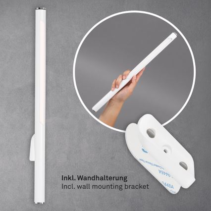 Briloner 1384-016 - LED Dimming αφής επιδαπέδιο φωτιστικό 2σε1 EVERYWHERE LED/2,3W/5V 2000 mAh