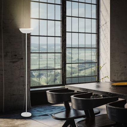 Briloner 1500016 - Ρυθμιζόμενη επιδαπέδια λάμπα LED ESTATE LED/8W/5V 4000 mAh λευκή