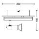 Briloner 2029-028 - LED Φωτιστικό σποτ REN 1xGU10/3W/230V + LED/4W