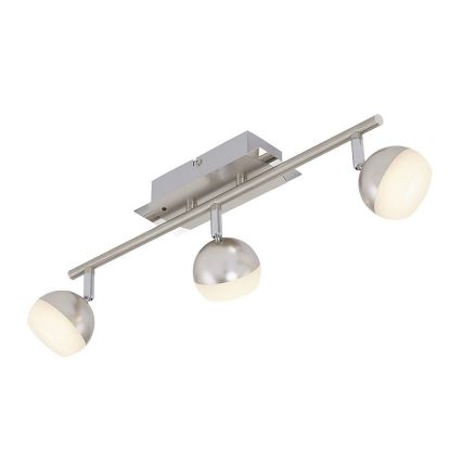 Briloner 2040-032 - Ρυθμιζόμενο LED RGB φωτιστικό σημείου 3xLED/3,3W/230V με τηλεχειριστήριο