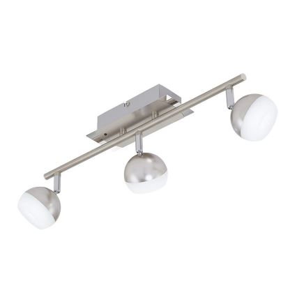 Briloner 2040-032 - Ρυθμιζόμενο LED RGB φωτιστικό σημείου 3xLED/3,3W/230V με τηλεχειριστήριο