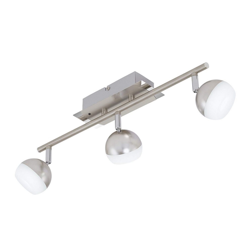 Briloner 2040-032 - Ρυθμιζόμενο LED RGB φωτιστικό σημείου 3xLED/3,3W/230V με τηλεχειριστήριο