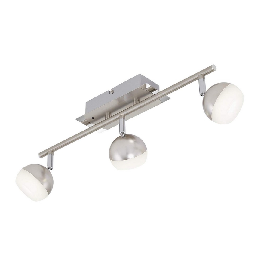 Briloner 2040-032 - Ρυθμιζόμενο LED RGB φωτιστικό σημείου 3xLED/3,3W/230V με τηλεχειριστήριο