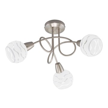 Briloner 2046-032 -Πολύφωτο - Πλαφονιέρα VIOLA 3xE14/40W/230V