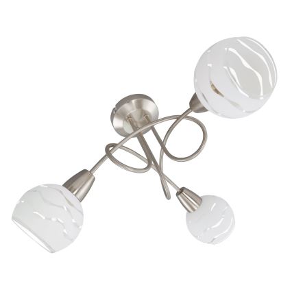 Briloner 2046-032 -Πολύφωτο - Πλαφονιέρα VIOLA 3xE14/40W/230V
