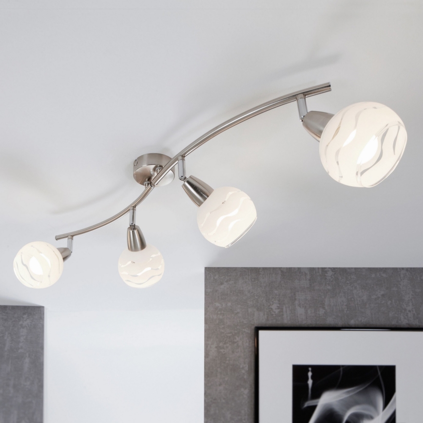 Briloner 2046-042 - Φωτιστικό σποτ VIOLA 4xE14/40W/230V