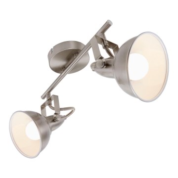 Briloner 2049-022 - Φωτιστικό σποτ SOFT 2xE14/40W/230V ματ χρώμιο