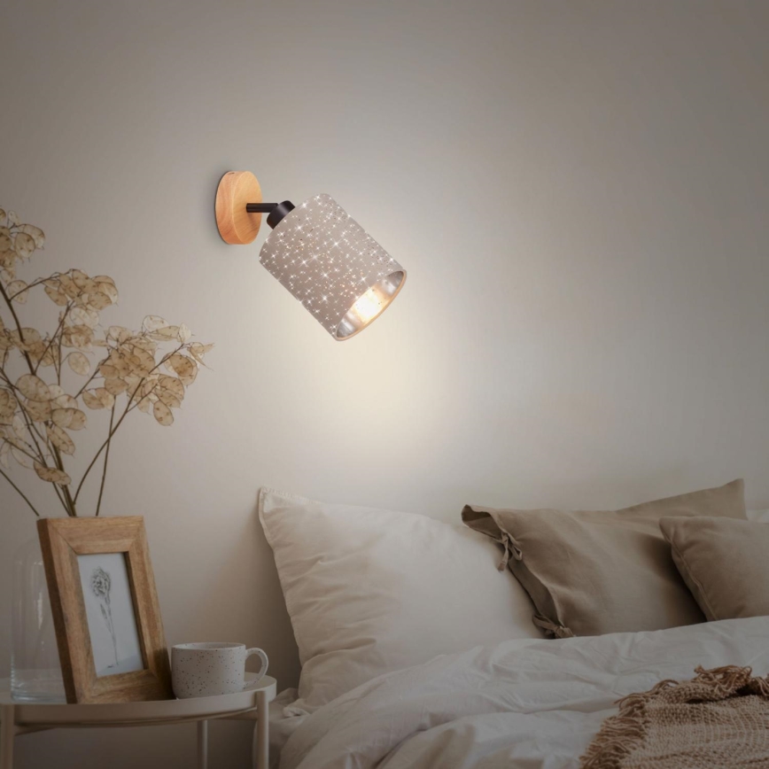 Briloner 2078-011 - Προβολέας τοίχου SPOTLIGHT 1xE27/25W/230V μπεζ