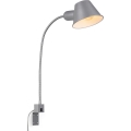 Briloner 2079-014 - Εύκαμπτο φωτιστικό τοίχου 1xE27/10W/230V ασημί