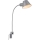 Briloner 2079-014 - Εύκαμπτο φωτιστικό τοίχου 1xE27/10W/230V ασημί